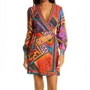 FARM Rio Multicolor Geometric Mini Dress
